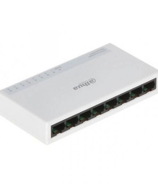 Dahua 8-Port Unmanaged Ethernet Switch White DH-PFS3008-8ET-L