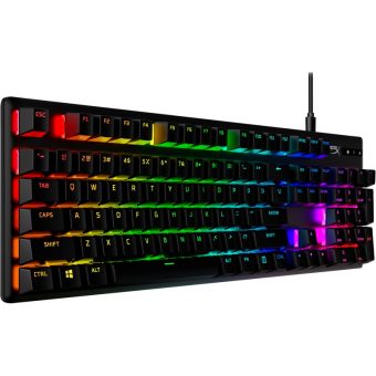 HP HyperX Alloy Origins Wired Mechinical HX Blue Switch Keyboard US Layout Black 639N4AA - Image 4