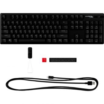 HP HyperX Alloy Origins Wired Mechinical HX Blue Switch Keyboard US Layout Black 639N4AA - Image 6