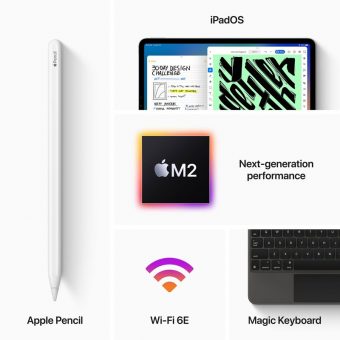 Apple iPad Pro 6th Gen 12.9 128GB WiFi Silver MNXQ3RK/A - Image 6