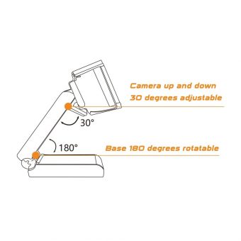 Conseptronic AMDIS QHD Interpolated Webcam Black AMDIS06B - Image 5