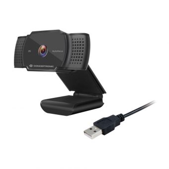 Conseptronic AMDIS  2K Super HD Webcam Black AMDIS02B - Image 2