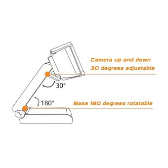 Conseptronic AMDIS  2K Super HD Webcam Black AMDIS02B - Image 4