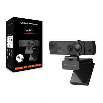 Conseptronic AMDIS 4K Ultra HD Webcam Black AMDIS07B - Image 5
