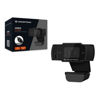 Conseptronic AMDIS 720P Webcam Black AMDIS03B - Image 5