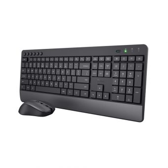 Trust Trezo Wireless Keyboard & Mouse Combo Black Comfort Eco GR 24918