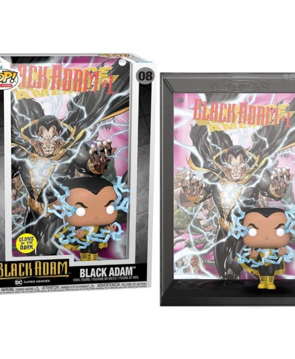 Funko Pop! Comic Covers DC: DC Heroes - Black Adam (Glows in the Dark) #08 Vinyl Figure 889698640701