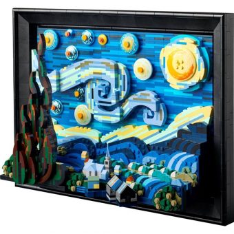 Lego Ideas: Vincent Van Gogh - The Starry Night 21333 - Image 4