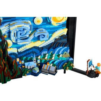 Lego Ideas: Vincent Van Gogh - The Starry Night 21333 - Image 5