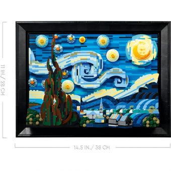 Lego Ideas: Vincent Van Gogh - The Starry Night 21333 - Image 7