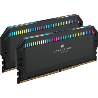 Corsair Dominator Platinum RGB 32GB (2x16GB) 6400MHz DDR5 Black CMT32GX5M2B6400C32 - Image 2