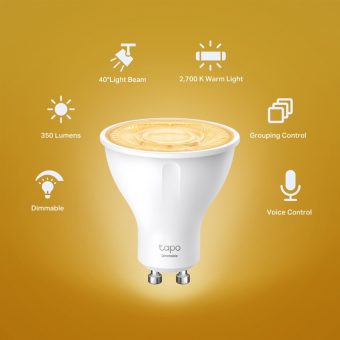 TP-Link Tapo L610 Smart Wi-Fi Spotlight (GU10) 4-Pack - Image 4