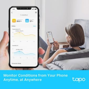 TP-Link Smart Temperature And Humidity Monitor Tapo T315 Ver:1.20 - Image 3