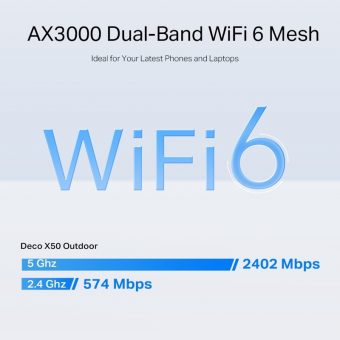 TP-Link Deco AX3000 X50 Whole Home Outdoor Mesh WiFi 6 System Deco X50-Outdoor 1-Pack V1 - Image 3