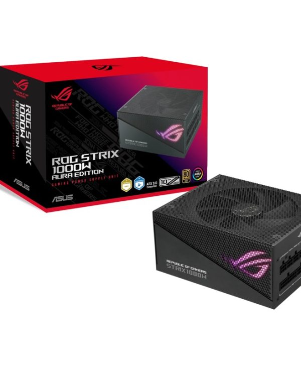 Asus ROG Strix 1000W Fully Modular 80+ Gold Aura Edition Black 90YE00P1-B0NA00