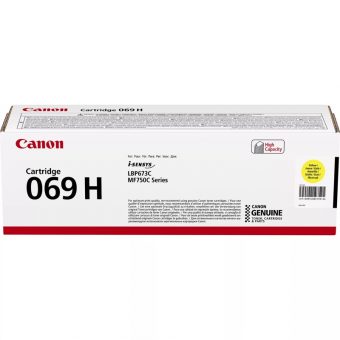 Canon 069H Toner Cartridge Yellow High Capacity 5.5k Pgs 5095C002