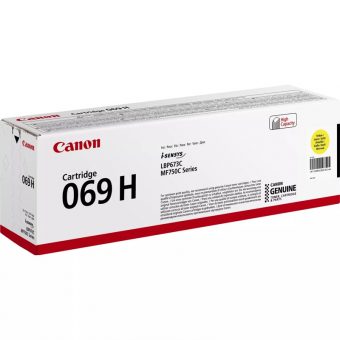 Canon 069H Toner Cartridge Yellow High Capacity 5.5k Pgs 5095C002 - Image 2