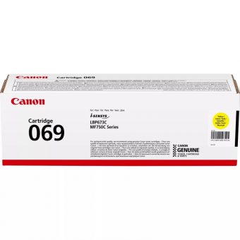 Canon 069 Toner Cartridge Yellow 1.9K Pgs 5091C002