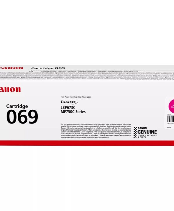 Canon 069 Toner Cartridge Magenta 1.9K Pgs 5092C002