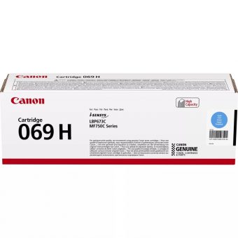 Canon 069H Toner Cartridge Cyan High Capacity 5.5k Pgs 5097C002