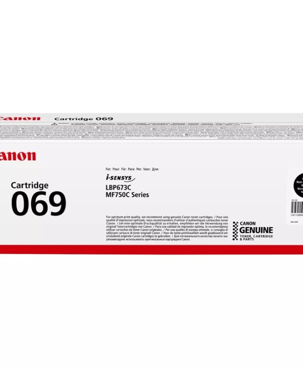 Canon 069 Toner Cartridge Black 2.1K Pgs 5094C002