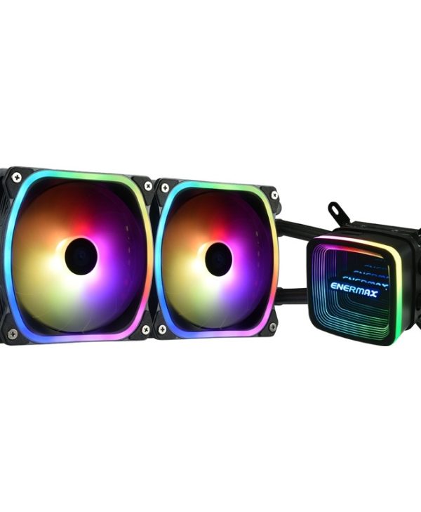 Enermax Aquafusion ADV 240 ARGB CPU Liquid Cooler Black ELC-AQFA240-SQA