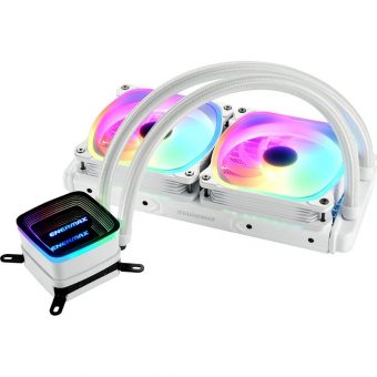 Enermax Aquafusion ADV 240 ARGB CPU Liquid Cooler White ELC-AQFA240-SQA-W - Image 4