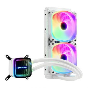 Enermax Aquafusion ADV 240 ARGB CPU Liquid Cooler White ELC-AQFA240-SQA-W - Image 6