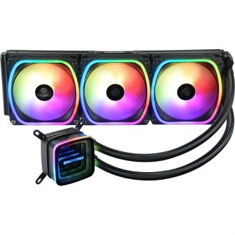 Enermax Aquafusion ADV 360 ARGB CPU Liquid Cooler Black ELC-AQFA360-SQA - Image 2