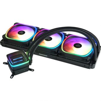 Enermax Aquafusion ADV 360 ARGB CPU Liquid Cooler Black ELC-AQFA360-SQA - Image 4