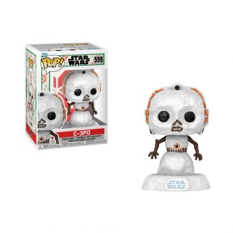 Funko Pop! Star Wars: Holiday - C-3PO (SNWMN) #559 Bobble-Head Vinyl Figure 889698643351