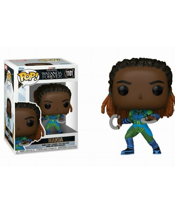 Funko Pop! Marvel: Black Panther Wakanda Forever - Nakia #1101 Bobble-Head Vinyl Figure 889698667166
