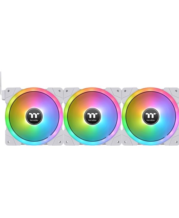 Thermaltake SWAFAN EX14 RGB 14cm Case Fan White 3-Pack CL-F162-PL14SW-A