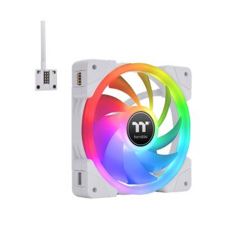 Thermaltake SWAFAN EX14 RGB 14cm Case Fan White 3-Pack CL-F162-PL14SW-A - Image 2