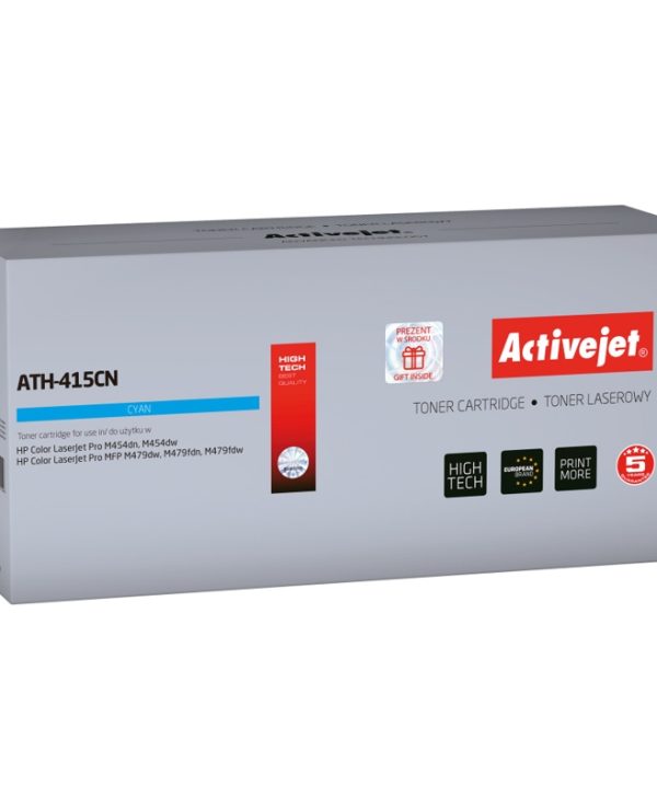 Activejet ATH-415CN Toner for HP 415A W2031A Blue 2.1K Pgs