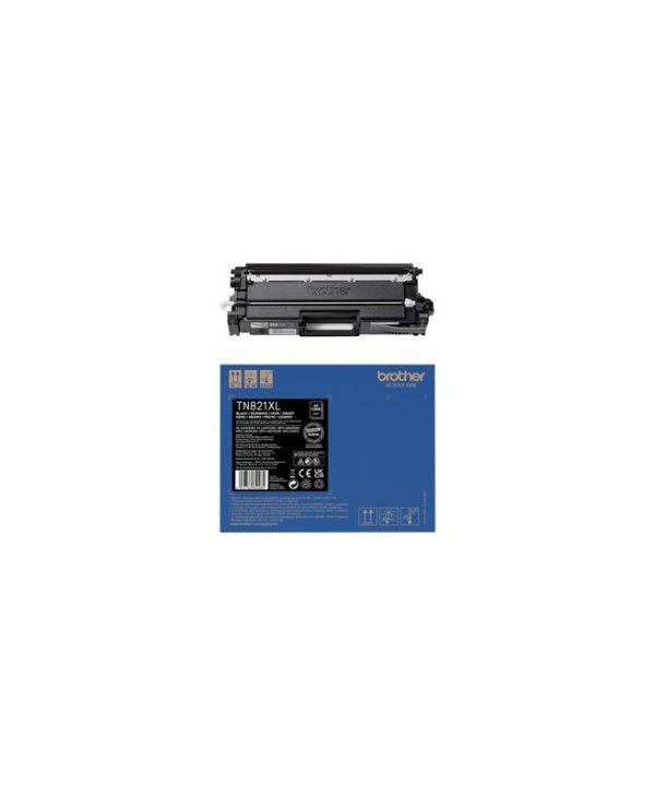 Brother TN-821XLBK High Yield Toner Black 12K Pgs TN821XLBK
