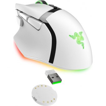 Razer Basilisk V3 Pro Wireless Gaming Mouse Mercury White RZ01-04620200-R3G1 - Image 2