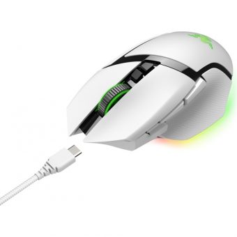 Razer Basilisk V3 Pro Wireless Gaming Mouse Mercury White RZ01-04620200-R3G1 - Image 5