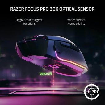 Razer Basilisk V3 Pro Wireless Gaming Mouse Mercury White RZ01-04620200-R3G1 - Image 7