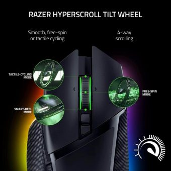 Razer Basilisk V3 Pro Wireless Gaming Mouse Mercury White RZ01-04620200-R3G1 - Image 10