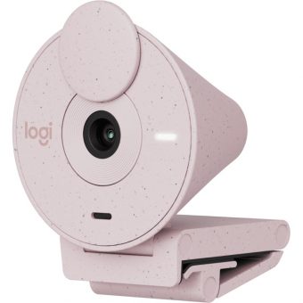Logitech Brio 300 FHD Webcam Rose 960-001448 - Image 3