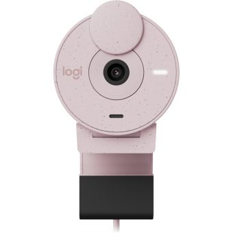 Logitech Brio 300 FHD Webcam Rose 960-001448 - Image 4