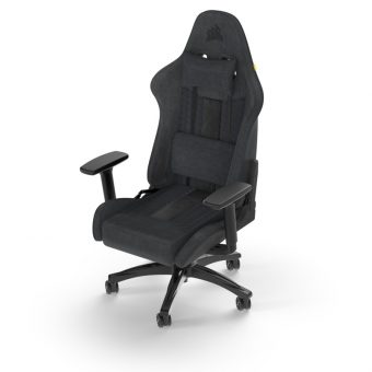 Corsair TC100 Relaxed Fabric Gaming Chair Black/Grey CF-9010052-WW - Image 7