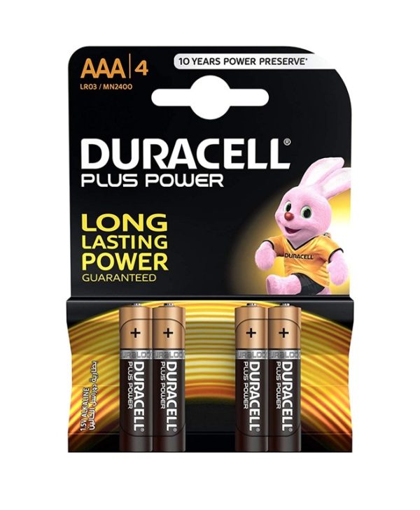 Duracell Αλκαλικές Μπαταρίες AAA 1.5V 4pcs DAAALR03MN24004