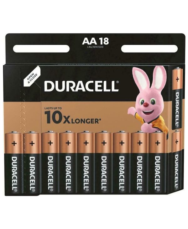 Duracell Αλκαλικές Μπαταρίες AA 1.5V 18pcs DAALR6MN150018