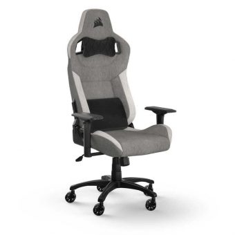 Corsair T3 Rush 23' Fabric Gaming Chair Grey/White CF-9010058-WW - Image 3
