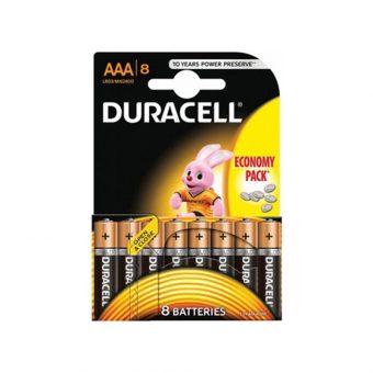 Duracell Αλκαλικές Μπαταρίες AAA 1.5V 8pcs DBAAALR03