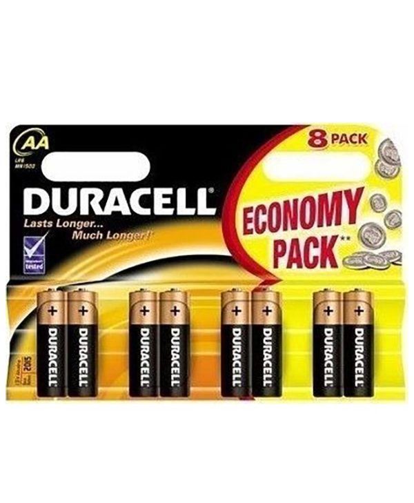 Duracell Αλκαλικές Μπαταρίες AA 1.5V 8pcs DBAALR6