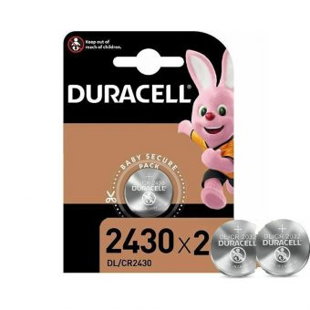 Duracell Electronics Μπαταρία Λιθίου Ρολογιών CR2430 3V 2pcs DECR24302