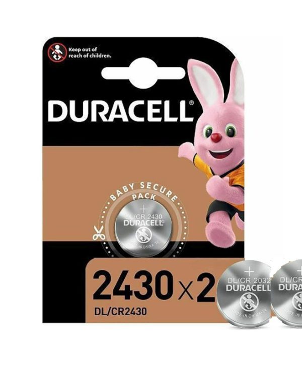 Duracell Electronics Μπαταρία Λιθίου Ρολογιών CR2430 3V 2pcs DECR24302